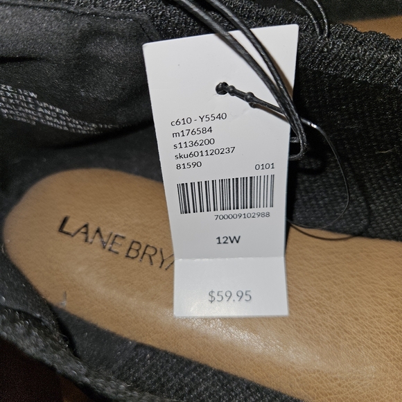 Lane Bryant Stretch Knit Ballet Flat women's size 12 wide - Picture 2 of 5